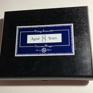 2003 VINTAGE ROCKY PATEL TORPEDO CIGAR BLACK BOX